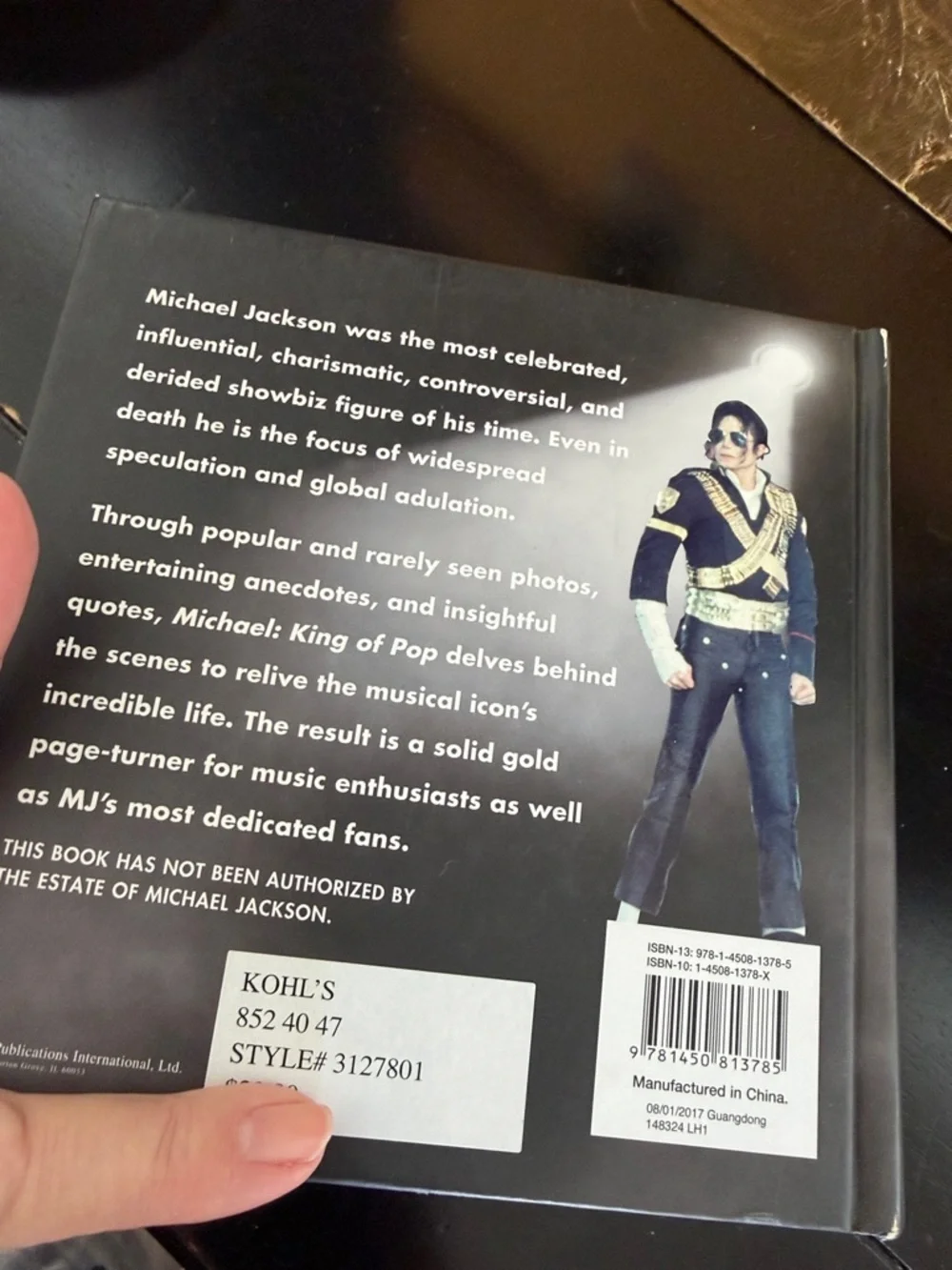 MICHAEL hardback book